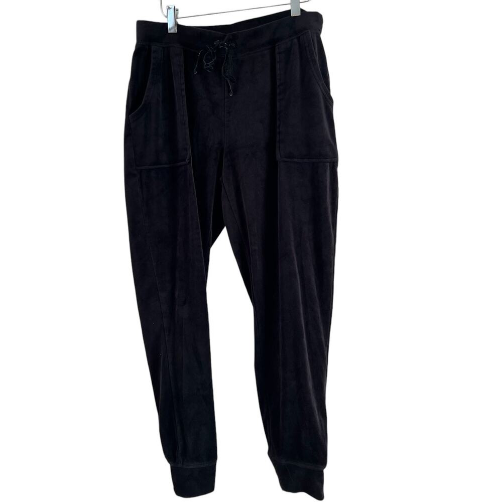 House of Harlow 1960 Velour Loungewear Jogger Pants Black M